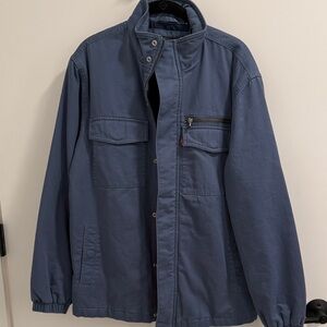 Levi's Men's Steel Blue Military Jacket